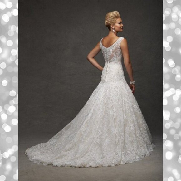 NWT Bonny Essence Wedding Bridal Gown 8509 - Picture 2 of 2